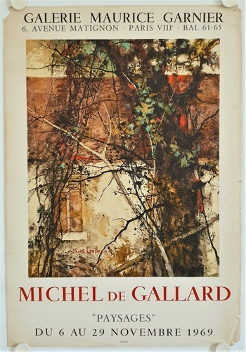 Affiche michel gallard 1969 - michel, de
