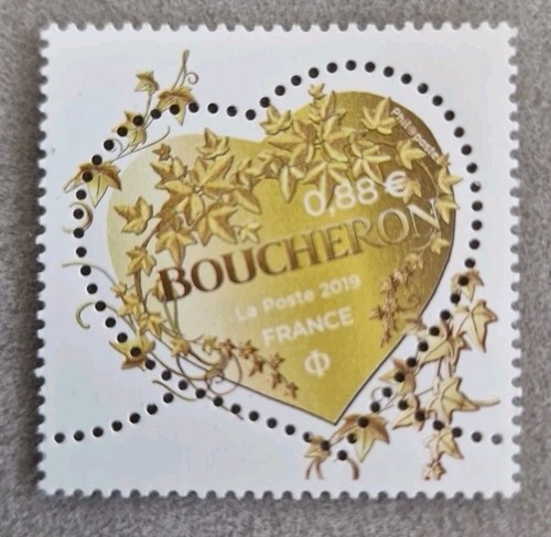 Timbre france coeur - timbre, #