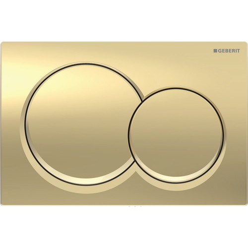 Geberit alpha01 round - round, brass