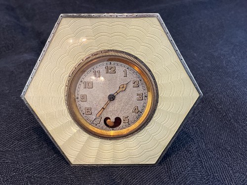 Pendulette voyage argent - de,