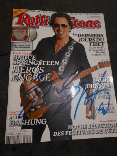 Bruce springsteen autograph - bruce,