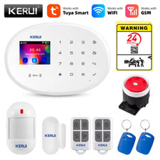 Kit Alarme Maison Kerui wifi Gsm sans fil antivol Tuya Smart Alexa carte Rfid
