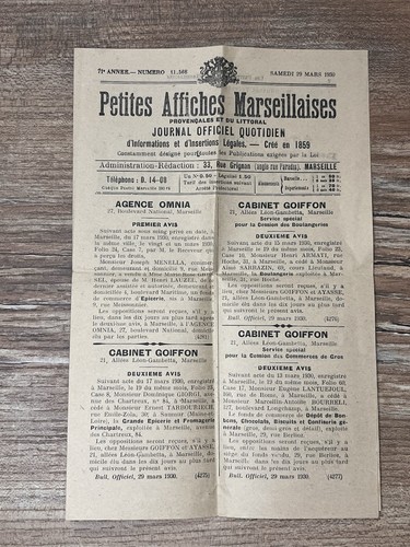 Petites affiches marseillaises - petites,