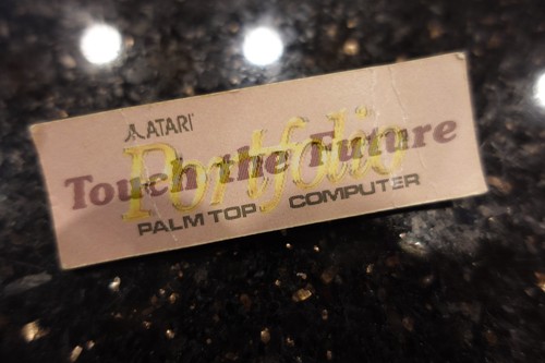Vintage atari palmtop - atari,