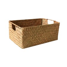Panier en Jonc de Mer Tissé -