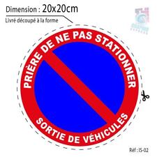 20x20 cm- AUTOCOLLANT STICKER