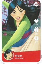 CARTE DISNEY CARREFOUR CUISINONS EN FAMILLE 2023 N°27A MULAN