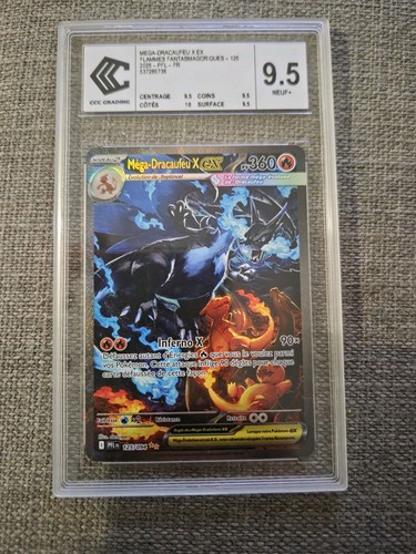 Carte pokémon méga dracaufeu - carte, méga-dracaufeu
