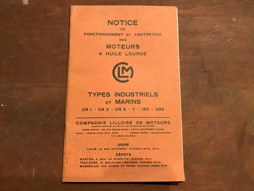 Ancienne notice fonctionnement