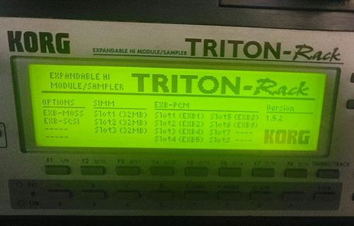 Korg triton rack expanded - korg,