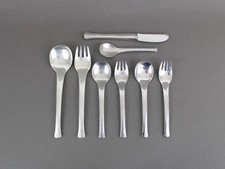 SPACE by RAVINET D'ENFERT cutlery, Vintage 1970s, Silverplate flatware set
