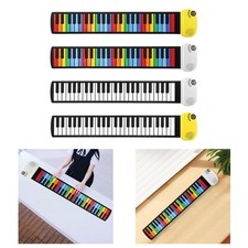 Piano à enrouler roulé à la main, 49 touches, léger, , clavier électronique
