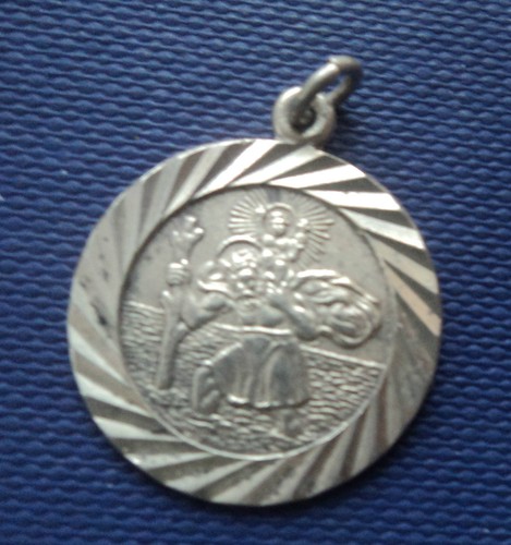 Argent pendentif christophe - pendentif,