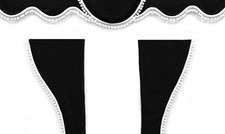 Lot de 3 Rideaux pour Camion -