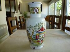 SUPERBE GRAND VASE CHINOIS EN FAIENCE NEUF 