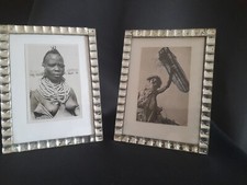 PAIRE PORTE PHOTOS ANCIENS A POSER EN MIROIR 1940 / 1950