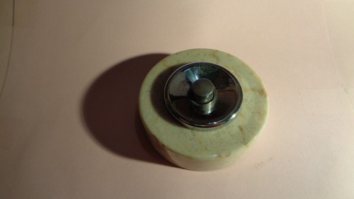 Sonnette ronde marbre creme - ronde,