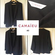 Veste blazer noire CAMAIEU 40