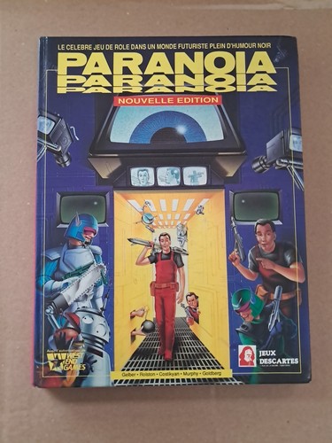 Livre jdr paranoïa jeu - jdr,