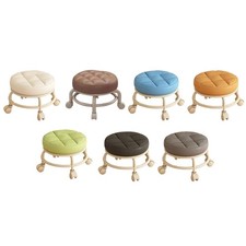 Tabouret à roulettes bas
