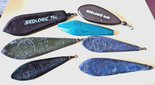 Lot ancien plombs de pêche - ancien,