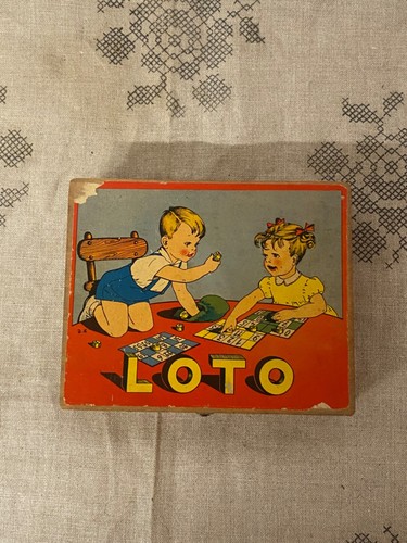 Ancien jeu société loto - ancien,