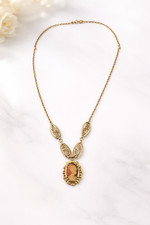 Collier Cléor Camée Plaqué