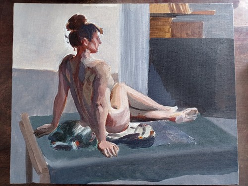 Peinture huile sur - peinture, à