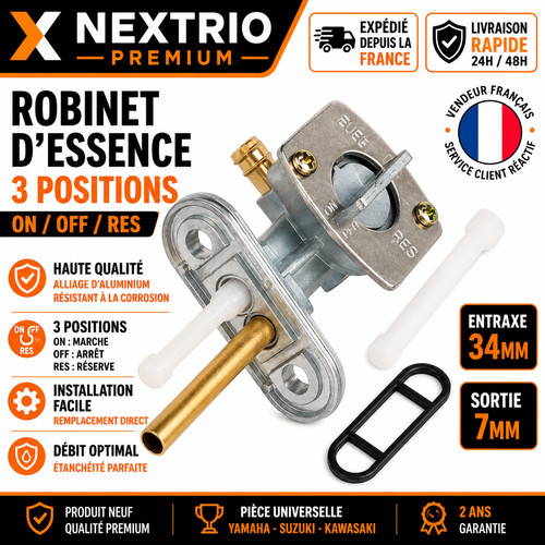 Robinet essence moto yamaha - robinet, d'essence