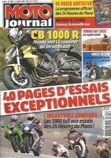 MOTO JOURNAL N°1805 HONDA CB 1000 R / YAM 660 TENERE / HARLEY XR 1200 / LE MANS