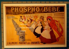 PHOSPHO BEBE affiche MARCELIN AUZOLLE  publicité pharmacie pharmacy advert