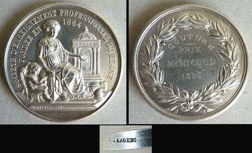 Médaille argent massif prix - argent,