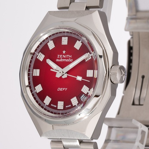 Zenith defy revival red - defy, dial