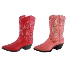 Vase en résine style cowboy