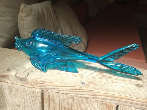 Sculpture verre murano poisson - sculpture,