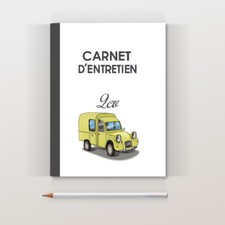Carnet d'entretien pour