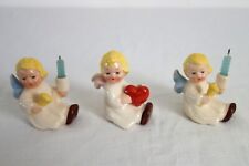 3 figurines Hummel Goebel 5,5cm chandelier ange vers 1950 Noël