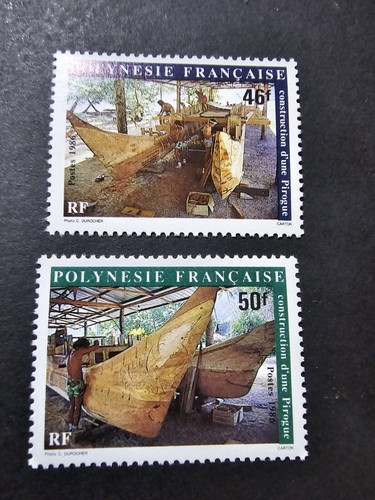 Timbre polynésie construction - polynÉsie,