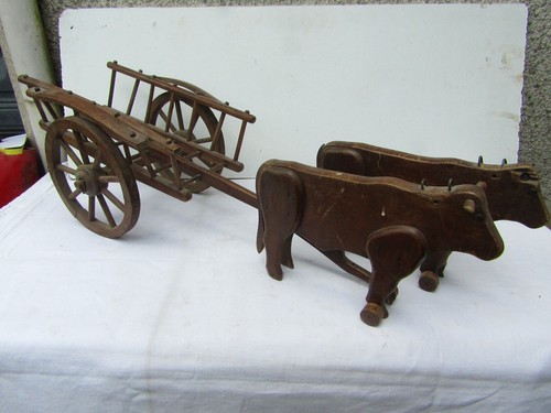 Ancienne charette jouet ancien - ancienne,
