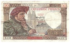 50 Francs Jacques Coeur -