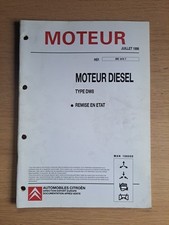 (351A) Manuel d'atelier CITROEN - Remise en état du moteur Diesel Type DW8, 1998