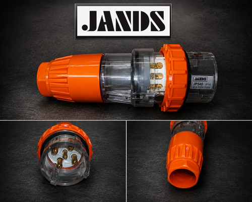Jands round pin connector - -,