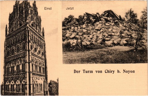 Cpa chiry der turm - der,