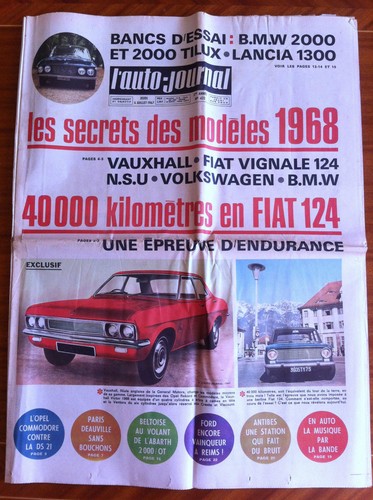Auto journal 432 - >l'auto-journal, du