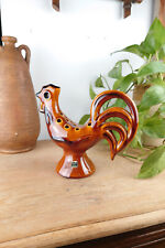 🐓 Pique-Fleurs en Céramique – "Le Potier" Menton, H 21 cm