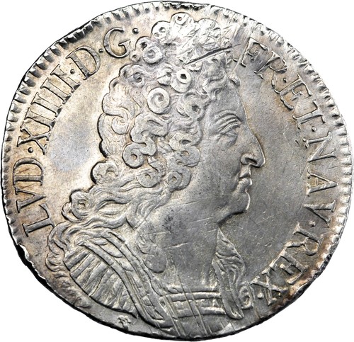 France louis xiv écu - xiv,