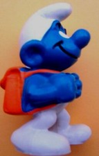20103 Schtroumpf ecolier sac orange smurf school puffo puffi pitufo ecole