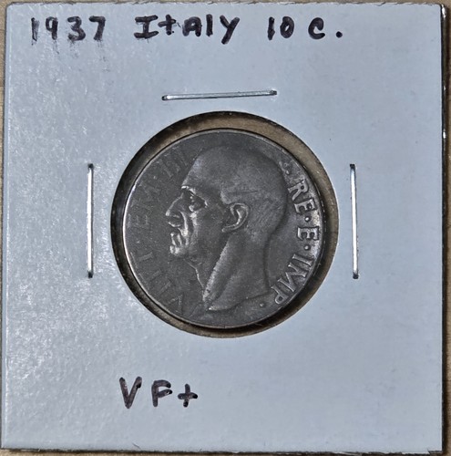 1937 italy centesimi copper - italy, 10