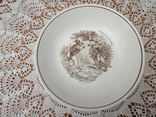 Assiette calotte ancienne - assiette,