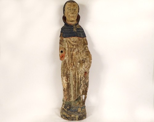 Grande statue religieuse - , bois